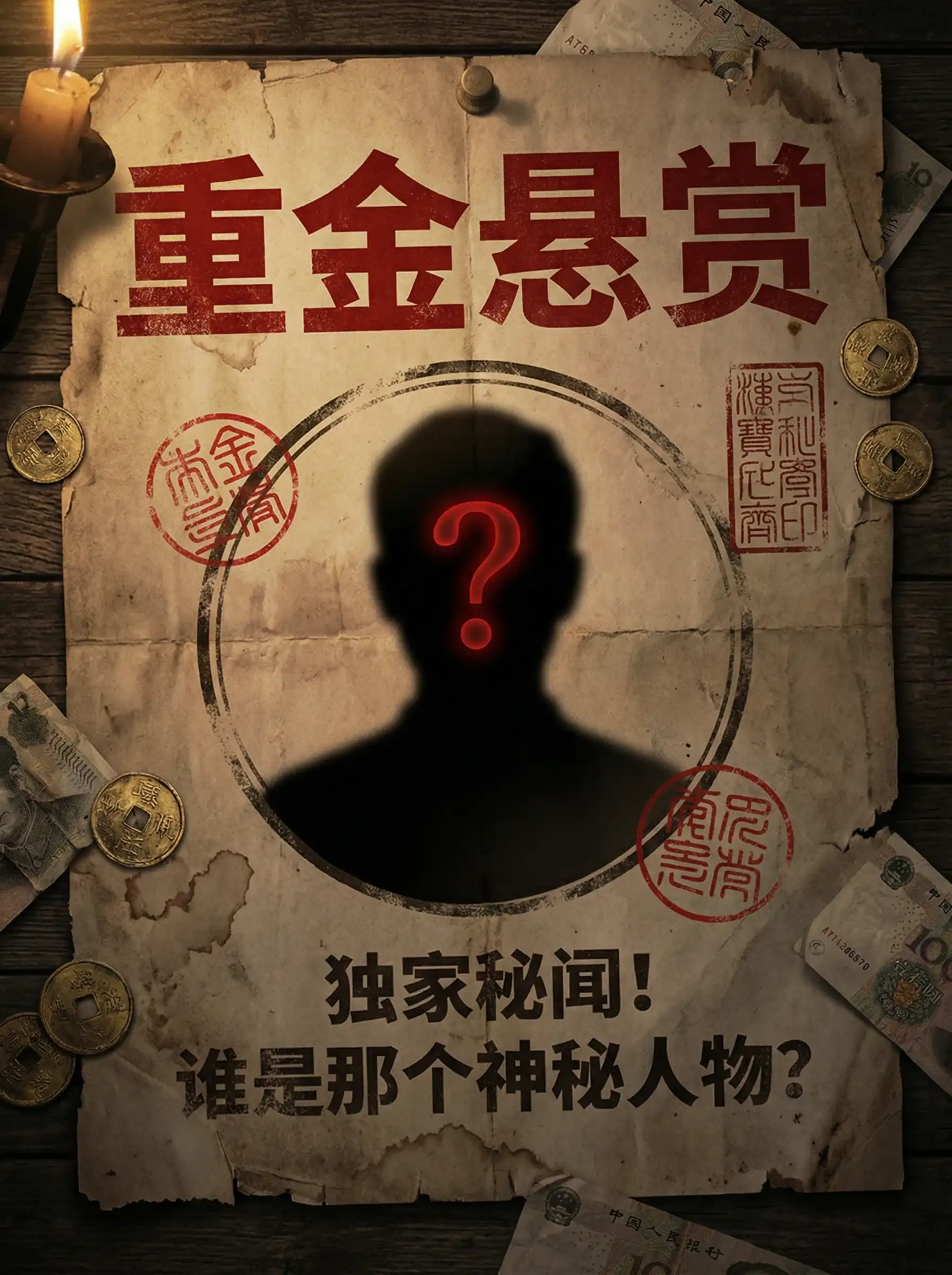撸撸射 - 重金悬赏线索征集令